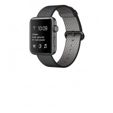 Apple Watch Series 2 - space gray aluminum - smart watch with black band