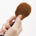 Zodaca Large Head Oval Cream Puff Cosmetic Toothbrush Shaped Power Makeup Foundation Brush - Black/Brown