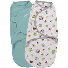 SwaddleMe Original Swaddle , Small Woodland Friends, 2pk